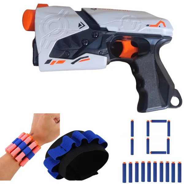 Super_Shot_Soft_Blaster_Manual_Bullet_Shooting_Gun_Toy_&_10_Soft_Foam_Dart_Bullets_with_1_Hand_Strap_for_Darts