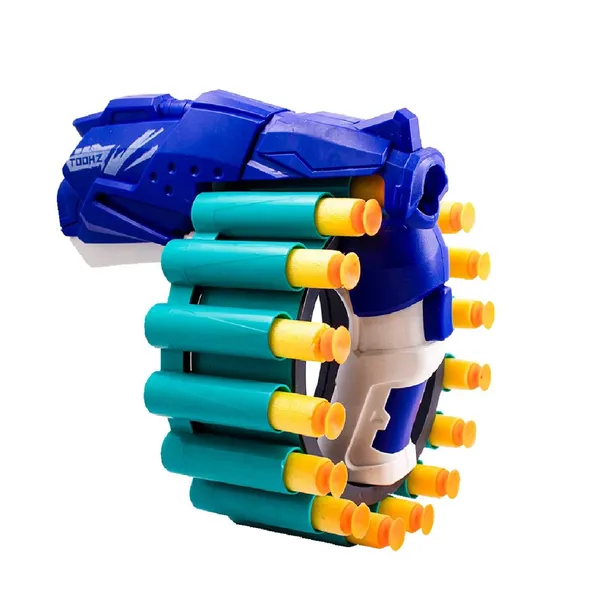 Toy_Cloud_Super_Shoot_Manual_Soft_Dart_Foam_Blaster_Gun_with_16_Dart_Rotating_Drum,_Includes_20_Foam_Darts_-_Perfect_for_Action-Packed_Games_&_Outdoor_Play
