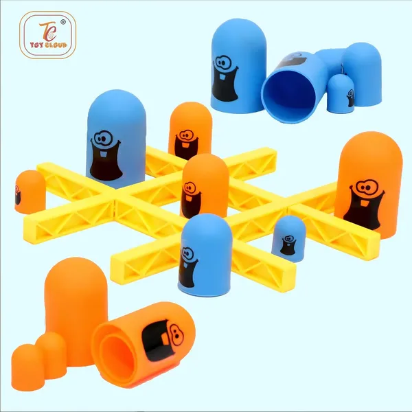 Toy_Cloud_Tic_Tac_Toe_Gobble_Game_for_Kids_&_Adults_-_Colorful_Blue_&_Orange_Cartoon_Character_Pieces_with_Durable_Yellow_Grid_Board_-_Fun_Family_Strategy_Toy
