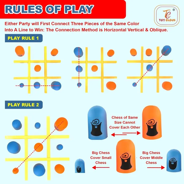 Toy_Cloud_Tic_Tac_Toe_Gobble_Game_for_Kids_&_Adults_-_Colorful_Blue_&_Orange_Cartoon_Character_Pieces_with_Durable_Yellow_Grid_Board_-_Fun_Family_Strategy_Toy