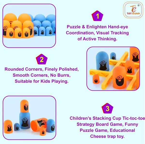 Toy_Cloud_Tic_Tac_Toe_Gobble_Game_for_Kids_&_Adults_-_Colorful_Blue_&_Orange_Cartoon_Character_Pieces_with_Durable_Yellow_Grid_Board_-_Fun_Family_Strategy_Toy