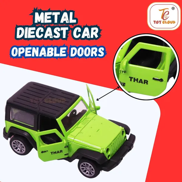Toy_Cloud_Thar_Closed_Body_1:32_Scale_Die-Cast_Metal_Pull_Back_SUV_Model_with_Openable_Doors_&_Realistic_Detailing