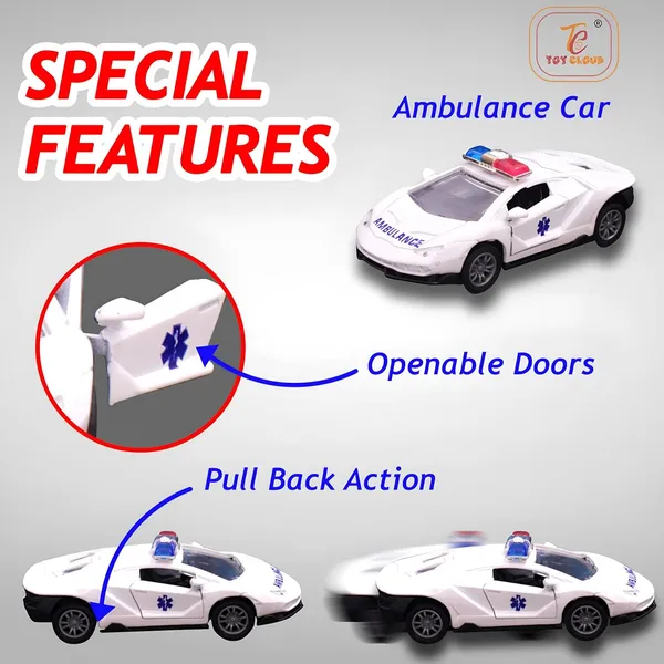 Toy_Cloud_1:32_Scaled_Die-Cast_Metal_Car_Set_Combo_of_4_Pcs,_Ambulance_Vehicle_Collection_-_High-Detail_Miniature_Models_of_Sports_Car,_Jeep,_Supercar_&_SUV_-_Perfect_for_Collectors_and_Kids_-_Durable,_Realistic_Toy_Cars_for_Display_and_Play