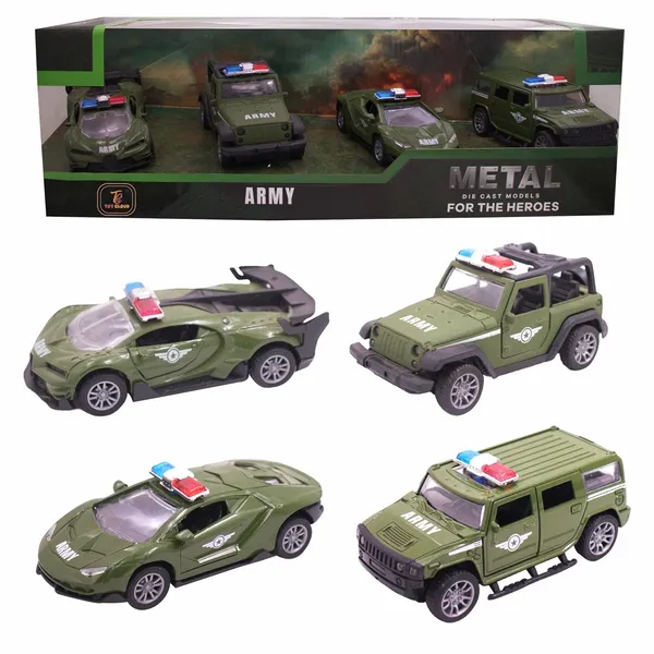 Toy_Cloud_1:32_Scaled_Die-Cast_Metal_Car_Set_Combo_of_4_Pcs,_Army_Vehicle_Collection_-_High-Detail_Miniature_Models_of_Sports_Car,_Jeep,_Supercar_&_SUV_-_Perfect_for_Collectors_and_Kids_-_Durable,_Realistic_Toy_Cars_for_Display_and_Play