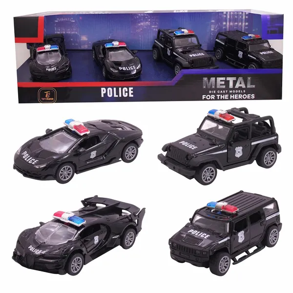 Toy_Cloud_1:32_Scaled_Die-Cast_Metal_Car_Set_Combo_of_4_Pcs,_Police_Vehicle_Collection_-_High-Detail_Miniature_Models_of_Sports_Car,_Jeep,_Supercar_&_SUV_-_Perfect_for_Collectors_and_Kids_-_Durable,_Realistic_Toy_Cars_for_Display_and_Play
