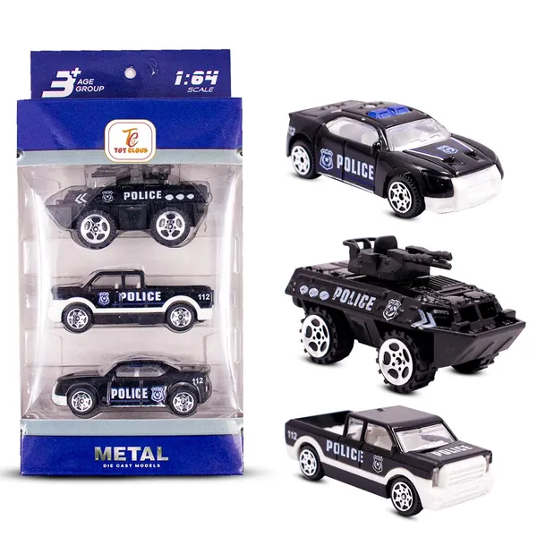 Toy_Cloud_Free_Wheel_Die-Cast_Metal_Police_Vehicle_Set_of_3,_1:64_Scale__Model_Vehicles_Toys_(Armored_Truck,_Pick-Up_Truck,_and_Sports_Car)