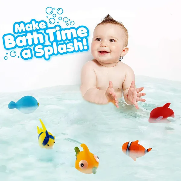 Deal_Bindaas_Annie_Cute_Animals_Squeeze_Toy_6_PC_Set_|Chu_chu|Silly_Squeezing_&_Squawking_Baby_Bath_Toy_|_Infants_Kids,_Multicolor,_Small_(LW-AN42534)