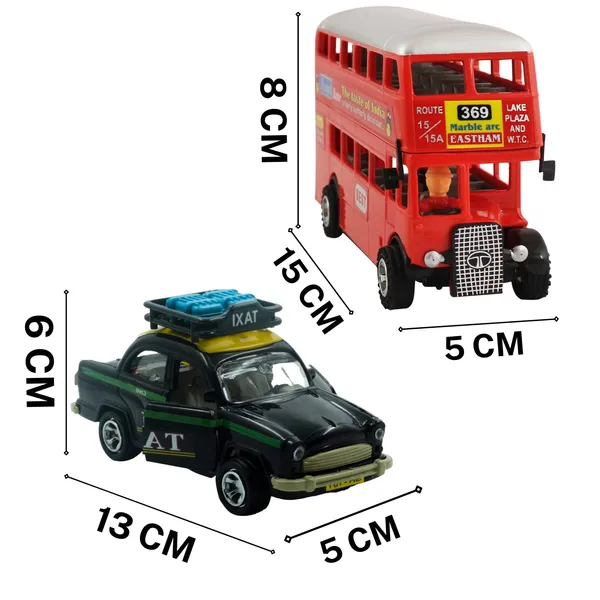 Pull_Back_Taxi_|_London_Double_Decker_Bus_Car_Model_Vehicle_Die_Cast_Toy_for_Kid_Hobby_Plastic_Make_in_India_Pack_of_2