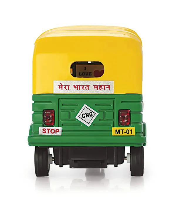 Pull_Back_Toy_Mini_Auto_CNG,_Friction_Scooter_Car_Vehicle_Die_Cast_Scale_Model_Kid_Toy_Hobby_Plastic_Make_in_India