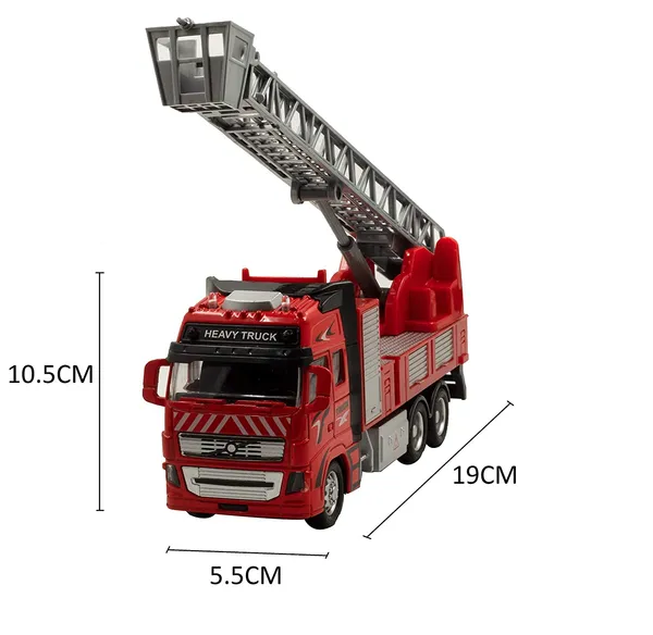 Deal_Bindaas_Annie_Fire_Extinguisher_Truck_|Die-Cast_Metal_Pull_Back_|1:38_Scaled_Model_|Construction_Vehicle_Toy_-_Red_(Trucks)