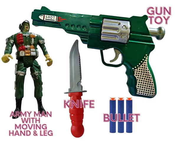 Pistol_Toy_Gun_Soft_Blaster_Bullet_Dart_Shooting_Toy_with_3_Safe_Foam_Bullets_with_Army_Soldier_&_Knife_for_Kids_8+Years