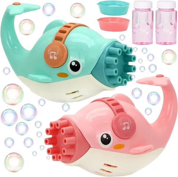 Dolphin_Bubbles_Gatling_Machine_10-Hole_Battery_Operated_Electric_Gun_Toy_for_Toddlers_,_Outdoor_Toys_for_Boys_and_Girls,_Pack_of_1