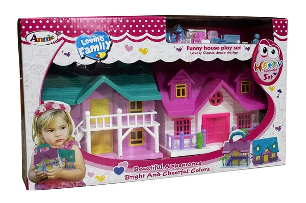 Portable_Funny_Girls_Doll_House_Play_Set_|_19Pcs_|_100%_Non-Toxic_BPA_Free_Plastic|_Big_Dream_House_Lovely_Classic_Shape_N_Design_Multicolour