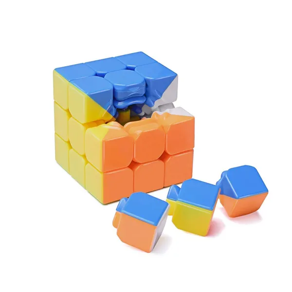Speed_Cube_3_x_3_Sticker-Less_3_D_Cube_Puzzle_Game_for_Beginners_and_Professionals_-Multicolour