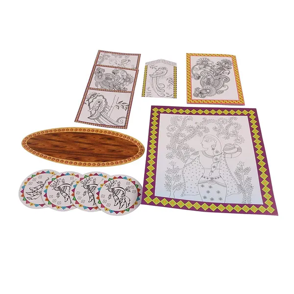 Traditional_and_Contemporary_Madhubani_Art_Set,_Multi_Color