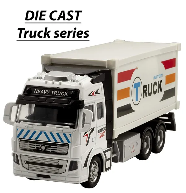 Deal_Bindaas_Annie_Cargo_Container_Truck_|Die-Cast_Metal_Pull_Back_|1:38_Scaled_Model_|Construction_Vehicle_Toy_-_White