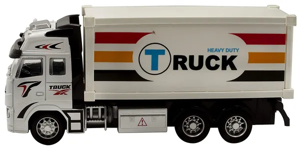 Deal_Bindaas_Annie_Cargo_Container_Truck_|Die-Cast_Metal_Pull_Back_|1:38_Scaled_Model_|Construction_Vehicle_Toy_-_White