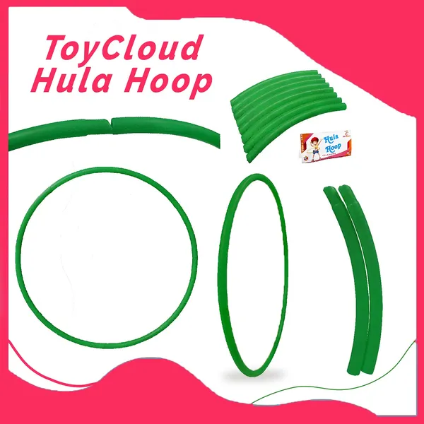 Adults_8_Interlock_able_Pieces_Octa_Design_Premium_Adjustable_Hula_Hoop_Ring_for_Exercise_(4_Size,_18-29_Inch,_Green)