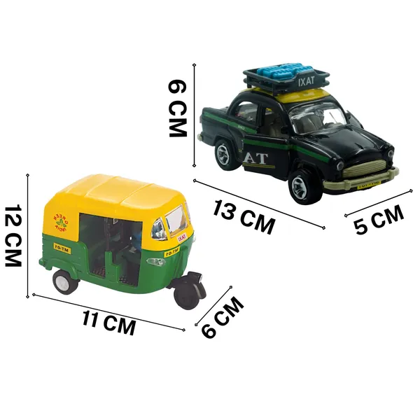 Pull_Back_Mini_Auto_CNG_|_Taxi_Car_Model_Vehicle_Die_Cast_Toy_for_Kid_Hobby_Plastic_Make_in_India_Pack_of_2