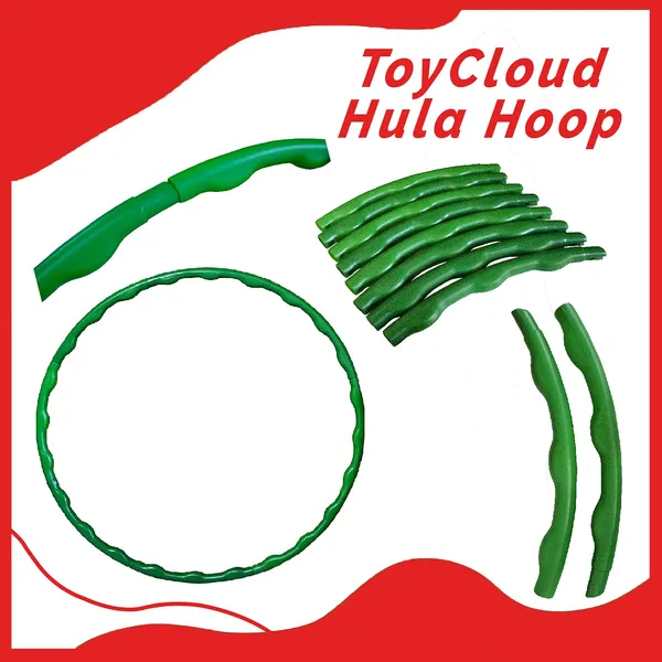 Hula_Hoop_Zig-Zag_(8_Inter-Lockable_Pieces)_for_Adult_Kids_Exercise_Fitness_Ring_Multi_Colour_Adjustable_Size_46-75_Cms_Diameters_(Green)