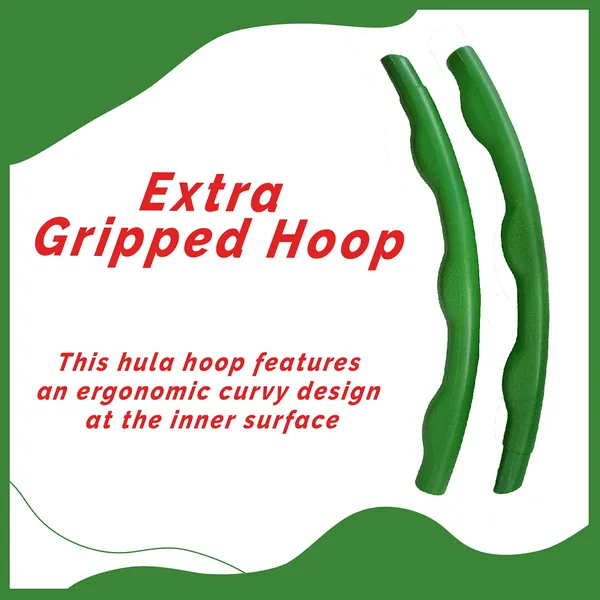 Hula_Hoop_Zig-Zag_(8_Inter-Lockable_Pieces)_for_Adult_Kids_Exercise_Fitness_Ring_Multi_Colour_Adjustable_Size_46-75_Cms_Diameters_(Green)