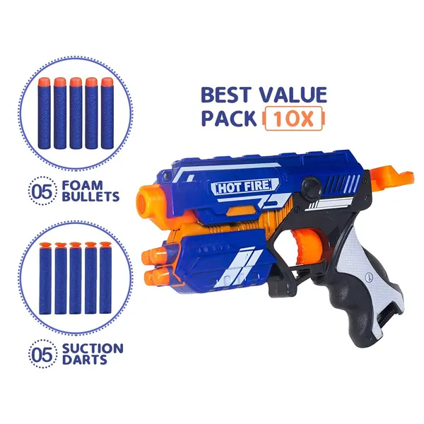 Manual_Soft_Blaster_Bullet_Dart_Gun_Toy_with_10_Soft_Bullets,_Safe_and_Long_Range_Shooting_Gun_(5_Soft_Foam_Bullets_and_5_Suction_Dart_Bullets)