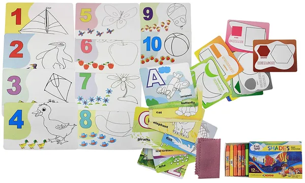 4_in_1_Colour_&_Wipe_Kit_48_Reusable_Cards_Child_Creativity_Development_Toy_â€“_3_Years_Above_Kids