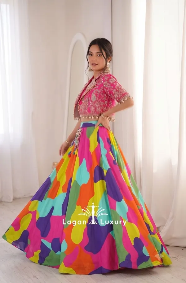 New_Super_Embroidery_Coding_Work__Lehenga_Choli