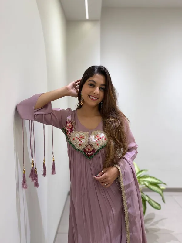 This_Festival_Season_Wear_Our_Beautiful_Hand_Work_Outfit_Sequence_Embroidered_Gown_,_Pant_With_Dupatta