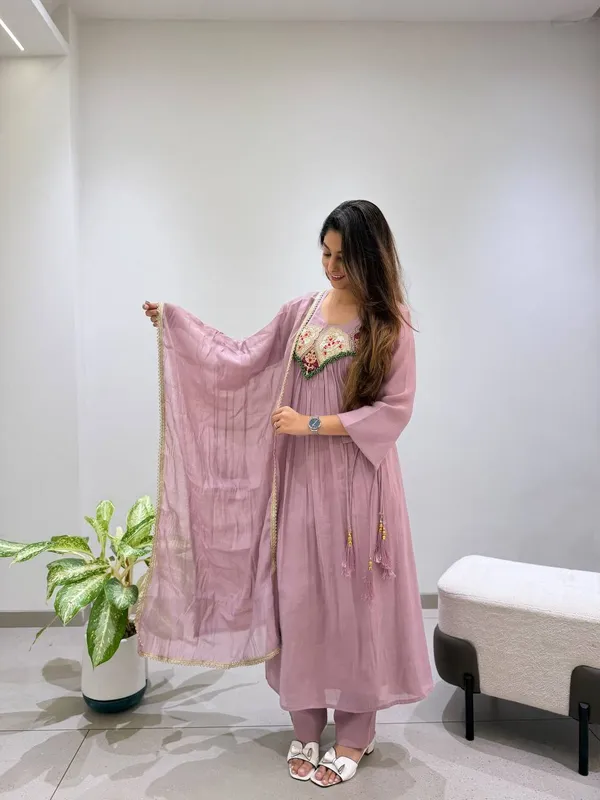 This_Festival_Season_Wear_Our_Beautiful_Hand_Work_Outfit_Sequence_Embroidered_Gown_,_Pant_With_Dupatta