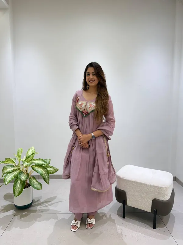 This_Festival_Season_Wear_Our_Beautiful_Hand_Work_Outfit_Sequence_Embroidered_Gown_,_Pant_With_Dupatta