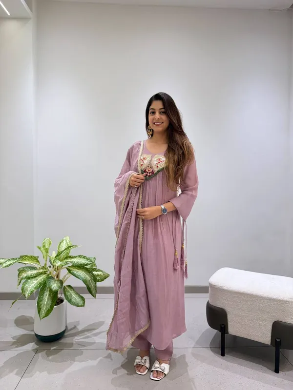 This_Festival_Season_Wear_Our_Beautiful_Hand_Work_Outfit_Sequence_Embroidered_Gown_,_Pant_With_Dupatta