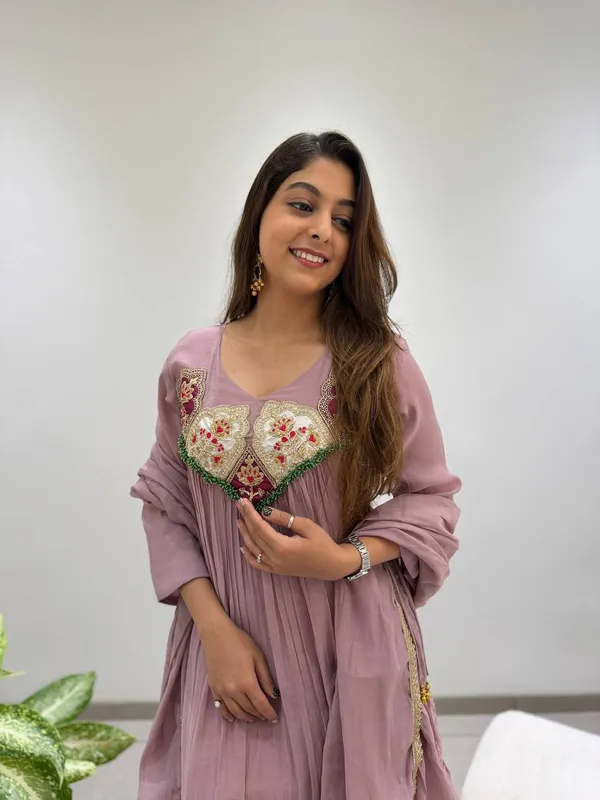 This_Festival_Season_Wear_Our_Beautiful_Hand_Work_Outfit_Sequence_Embroidered_Gown_,_Pant_With_Dupatta
