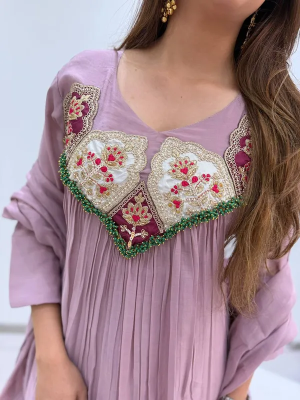 This_Festival_Season_Wear_Our_Beautiful_Hand_Work_Outfit_Sequence_Embroidered_Gown_,_Pant_With_Dupatta