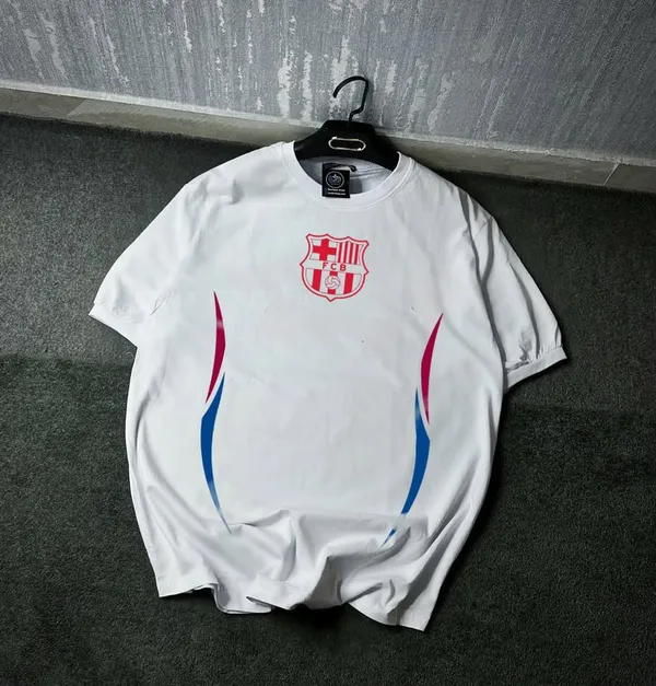 Barcelona_White_T_Shirt_[Blue_&_Red_Colors]