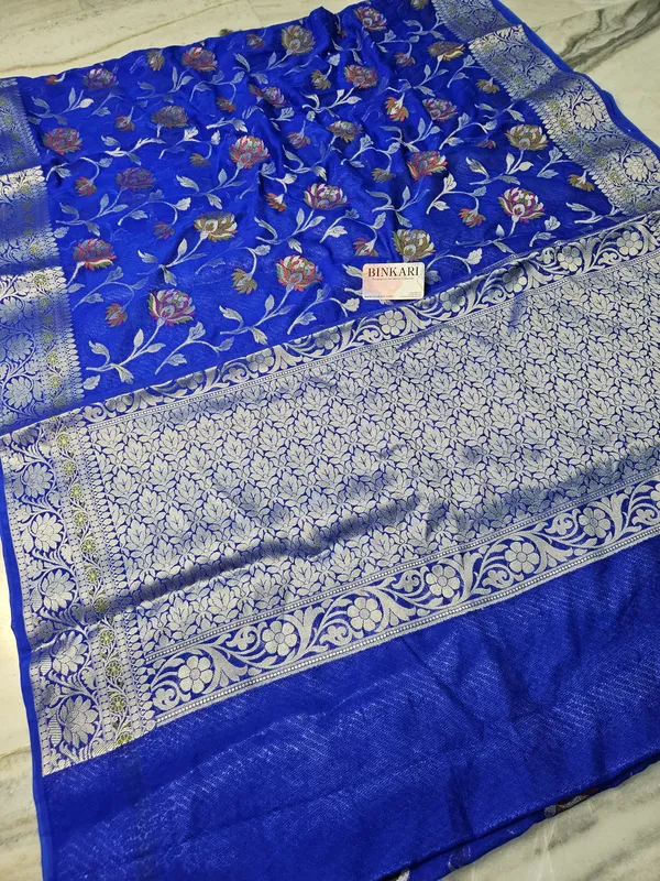 Alfi_Jungla_Faux_Georgette_Royal_Blue_Colour_banarasi_saree