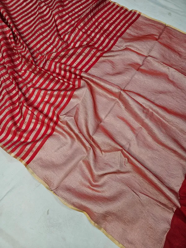 faux_cotton_tissue_lehariya_weaving_banarasi_saree/_red