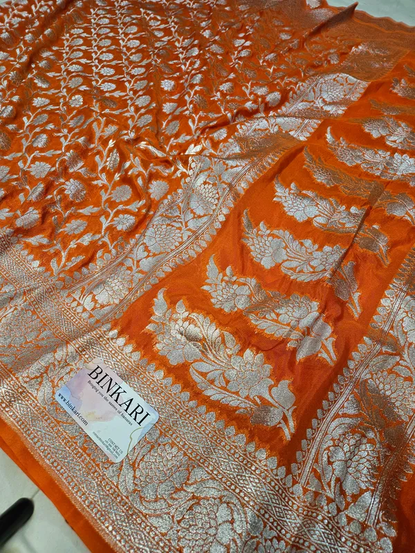 bareek_jaal_faux_katans_georgette_banarasi_saree/_orange
