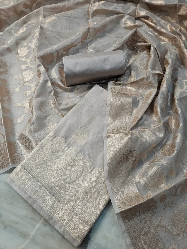 Banarasi_Buti_work_Unstiched_Suit_Dupatta_with_jaal_work_dupatta_in_Grey