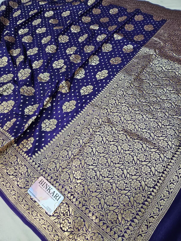 faux_dupion_blend_banarasi_buti_buta_weaving_saree_in_purple-blue_shade