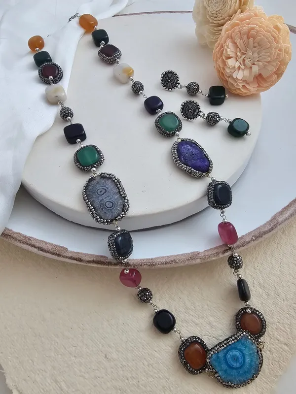 Intricate_Semi-Precious_Stones_Necklace_Set