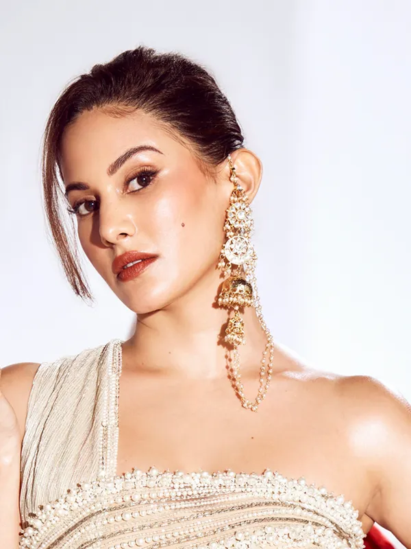 Zyara_Pachi_Kundan_Earchain