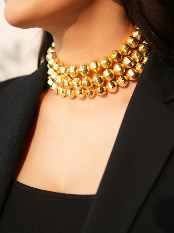 Golden_Zara_Beaded_Choker_Set