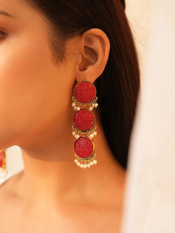 Red_Monalisa_Stone_Drop_Earrings
