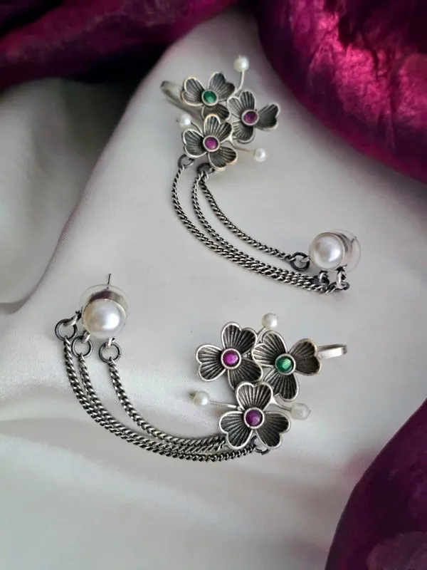 silver_toned_oxidised_layered_ear_cuffs