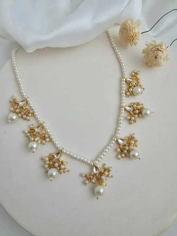 White_Pearl_Necklace_Set