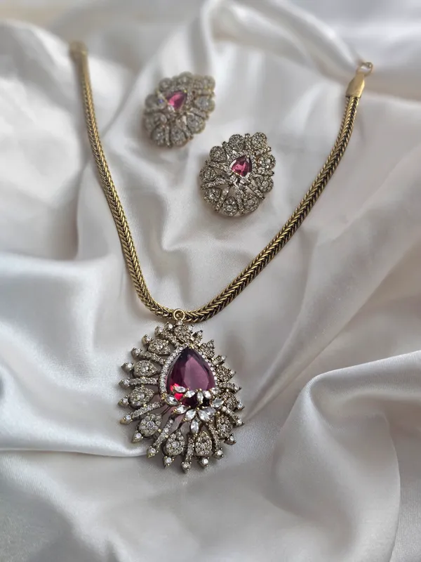 Azure_Elegance_Rani_Haar_Necklace_Set