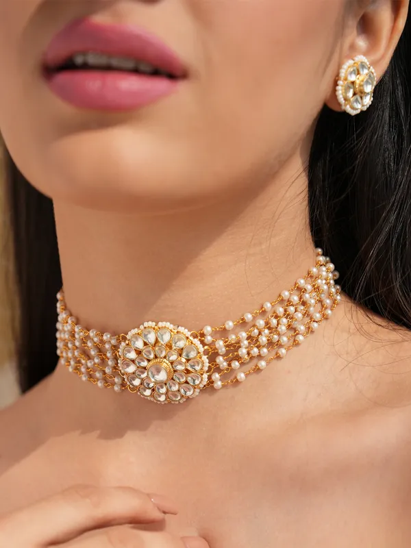 Talia_Multi-Strand_Kundan_Flower_Choker_Set