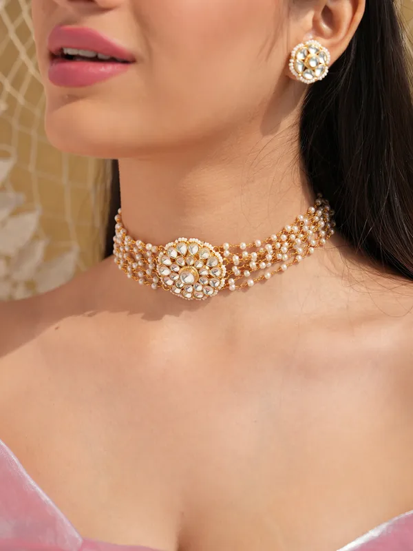 Talia_Multi-Strand_Kundan_Flower_Choker_Set