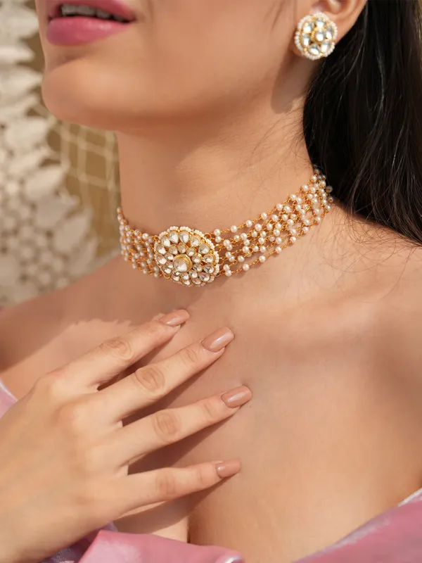 Talia_Multi-Strand_Kundan_Flower_Choker_Set